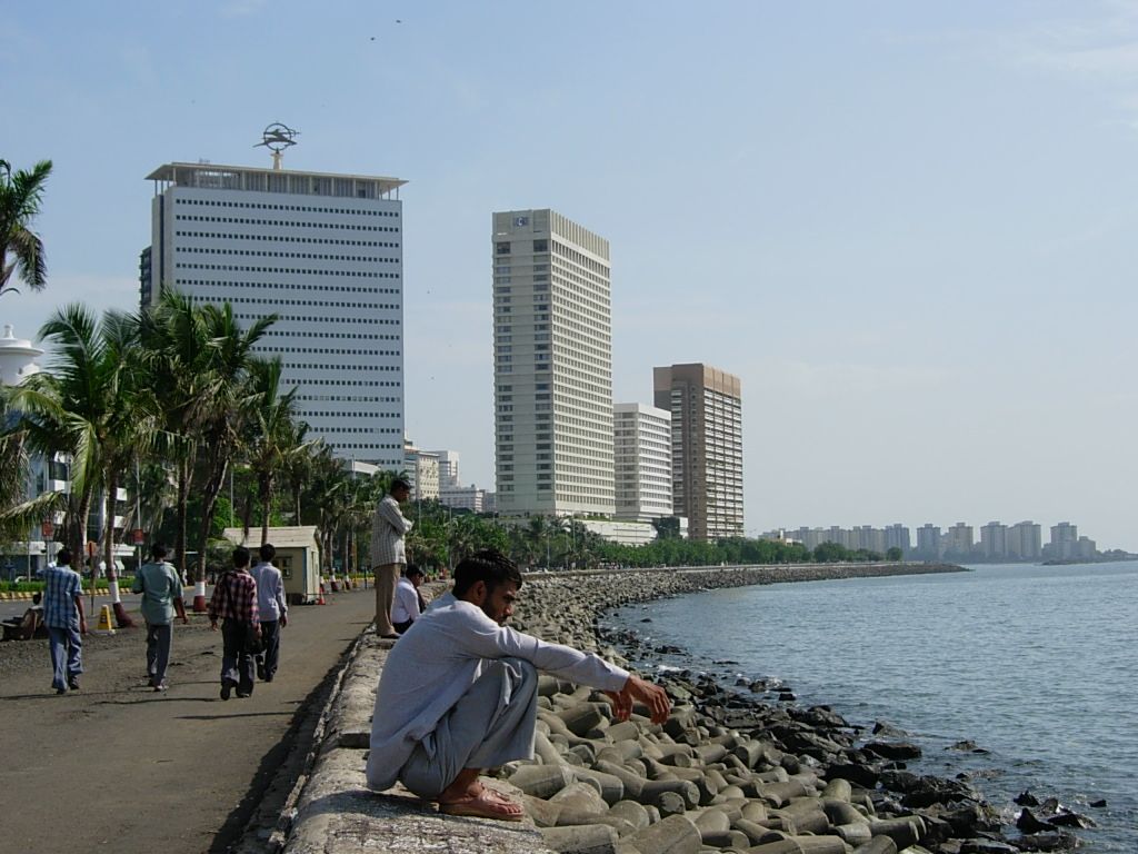 Nariman Point is a famous tourist attraction in Mumbai.